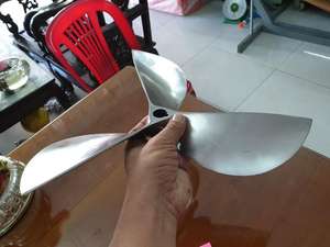 Hélice de bateau en acier inoxydable de petite taille personnalisable de haute qualité hélice marine à longue queue fabriquée au Vietnam état neuf - Product Image 3