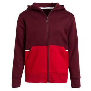 Pull-over à capuche brodé personnalisé de haute qualité à manches longues, couleur complète de la mode, sweat à capuche en coton éponge pour l'extérieur - Product Image 5