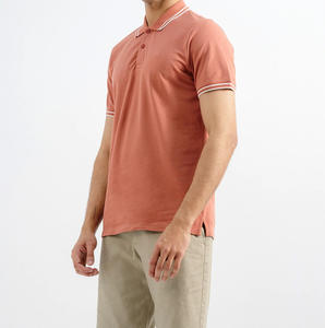 เสื้อยืดคอตั้งแขนสั้นผู้ชาย คุณภาพสูง เป็นมิตรกับสิ่งแวดล้อม ระบายอากาศ แห้งเร็ว เหมาะสำหรับธุรกิจและกอล์ฟ ผลิตจากผ้าโพลีเอสเตอร์ผสมคอตตอน สำหรับฤดูร้อน - Product Image 2