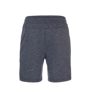 Vente en gros Short unisexe en coton éponge français avec cordon de serrage ourlet brut Vintage Sweat Sun Faded Stone Wash Short personnalisé en maille délavée à l'acide - Product Image 5