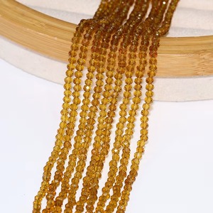 ลูกปัดคริสตัลแบบเหลี่ยมเพชรพลอยลูกปัดแก้วสำหรับทำเครื่องประดับ - Product Image 3