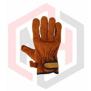Venta al por mayor Guantes DE TRABAJO Guantes de seguridad de cuero Guantes de soldadura de cuero dividido de vaca para uso industrial - Product Image 3
