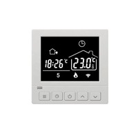 Thermostat numérique programmable flexible Telin AC819, programmation hebdomadaire, garantie 3 ans, anti-condensation, vanne d'équilibrage, chauffage