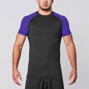 New Style OEM Service Rash Guard with Custom Printed Design Surf Rashguard Luxury Compression Shirt for Men - Product Image 1