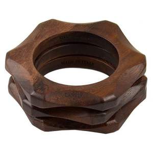 Traditional Handcrafted Waterproof Wooden Bangles Smooth Finish Rich Tone Customizable Colors Logo Women's Business Gift Best - Product Image 2