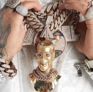 Pendentif en diamant taille baguette certifié GRA Pendentif en argent 925 avec nom personnalisé Pendentif en diamant VVS Hip Hop plaqué or pour homme - Product Image 5