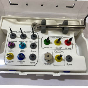 Approche latérale dentaire Sinus Lift forets Kit vente en gros diamant enduit fraises 8 pièces Kit de chirurgie allemande dentisterie chirurgicale - Product Image 1