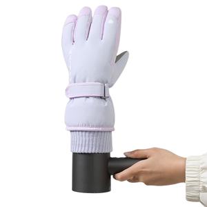 Gants de ski d'hiver pour femmes, chauds, épais, coupe-vent, tactiles, imperméables, antidérapants - Product Image 3