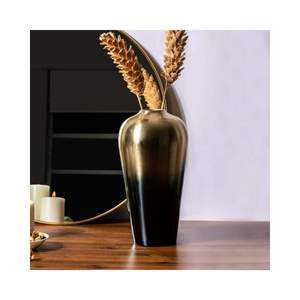 Vase à fleurs en métal de haute qualité pour décoration d'intérieur de conception de maison élégante pièce centrale de table ou de mariage - Product Image 1