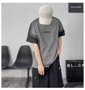 เสื้อยืดคอกลมผ้าคอตตอนนิ่มสำหรับผู้ชายเสื้อยืดพิมพ์ลายไม่ซ้ำใครสำหรับยิมฟิตเนสน้ำหนักเบาเสื้อผ้าฟิตเนส - Product Image 3