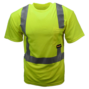 Custom <b>screen</b> printed Logo 100% Polyester <b>Mesh</b> short Sleeve Crew Neck Quick Dry High Visibility Safety Workwear Tshirt for Men's - Product Image 4