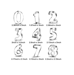 ชุดแม่พิมพ์คุกกี้โลหะชุดที่ตัดคุกกี้อุปกรณ์เครื่องครัวสแตนเลสอุปกรณ์เครื่องครัวดีไซน์ไม่เหมือนใคร - Product Image 6