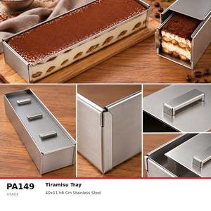 Moule à tiramisu Fida avec couvercle 40x11 h6 cm - Product Image 5