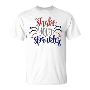 Camiseta Shake Your Sparkler 4th Of July, camiseta patriótica de Estados Unidos - Product Image 1
