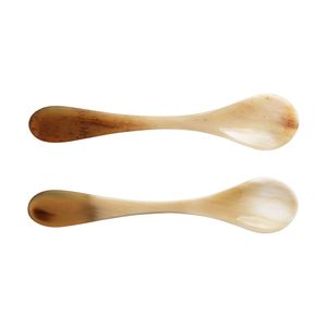 ช้อนเขาไม้ทำด้วยมือที่มีรูปแบบเม็ดสีเข้มอ่อนสำหรับใช้ในห้องครัวทุกวันหรือสลัดพิเศษที่ให้บริการแหล่งจ่ายไฟที่ปรับแต่งได้ - Product Image 2