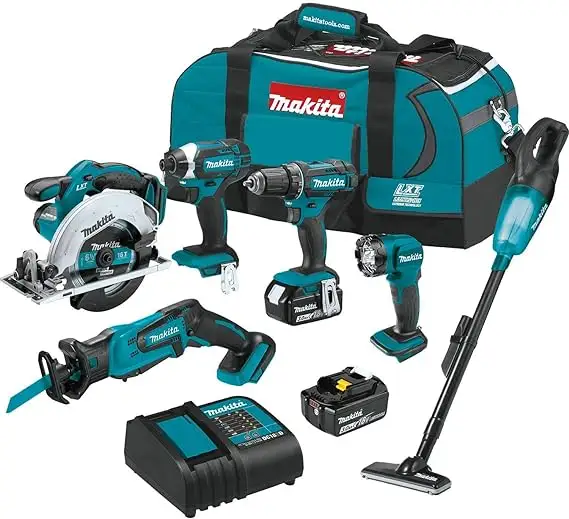 Koop 10 Krijg 4 Gratis Beste Makitas Lxt1500 18-v Gereedschapsset Lxt Lithium-Ion 15 Stuks Andere Hydraulica Netsnoer-Minder Boor