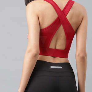 Meilleure qualité femmes Fitness sport soutien-gorge séchage rapide respirant Spandex doublure confortable élégant taille XL lavé Technique - Product Image 3