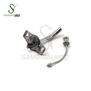 Tubo traqueal de traqueotomía Chevalier-Jackson más vendido, cánula traqueal a 14mm de 4mm, acero inoxidable alemán - Product Image 5