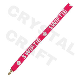 Correas de bolso con cuentas de semillas de oro blanco personalizadas, correa de monedero con cuentas de estrella Lacf, accesorios de moda para bolsos - Product Image 6