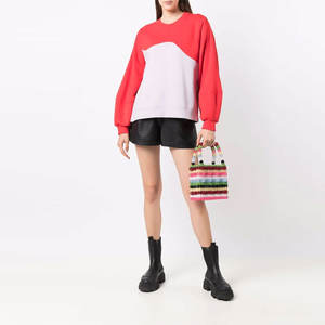 Sudadera de Algodón 100% para Mujer, Venta al por Mayor de Fábrica, Diseño de Hombros Caídos, Suave y Transpirable para Invierno, Logotipo Frontal - Product Image 4