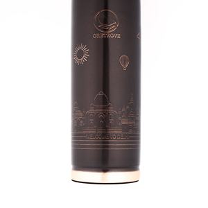 Factory Wholesale High Quality 100% Pure Copper Hammered 34OZ/<b>1</b> <b>Litre</b> Ayurvedic Purity Drinkware Leak-Proof Cooling <b>Water</b> <b>Bottle</b> - Product Image 2