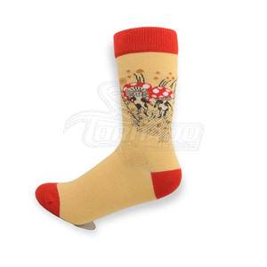 Calcetines Casuales de Diseño Personalizado de Buena Calidad, Calcetines Finos de Invierno para Hombre, Transpirables, de Spandex/Nailon - Product Image 1