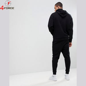 Conjunto Deportivo Personalizado Minimalista para Hombre, Sudadera de Algodón 100% con Forro Polar, Corte Holgado, Estilo Urbano Informal, Conjunto de Invierno, Marca Privada OEM, Cálido - Product Image 3