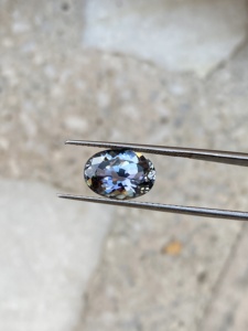 Pierre de taille ovale tanzanite naturelle non chauffée super fascinante avec une excellente couleur de cuisson Loupe naturelle zoisite 3.50 carats propre - Product Image 6