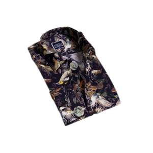 Chemise imprimée en polyester marron à impression numérique - Product Image 6