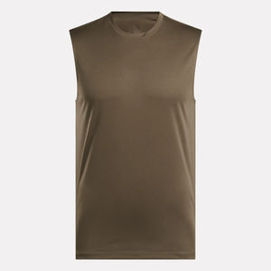Débardeur basique en coton et élasthanne pour homme Chemise tricotée sans manches respirante pour tenue décontractée et entraînement de gym - Product Image 4