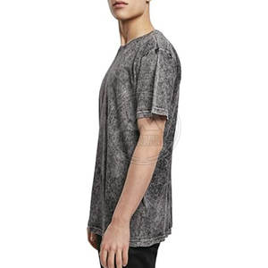 เสื้อยืดผู้ชายที่สามารถซักกรดย้อมสีธรรมดาระบายอากาศได้น้ำหนักเบา - Product Image 4