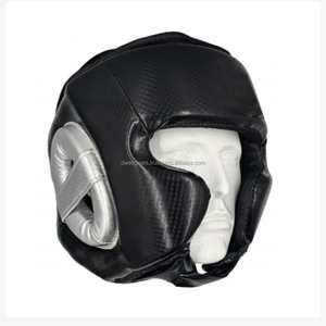 Professional Children's Fly Boxing Leather Head Guard Custom Logo Lace up Sparring Training Pakistan - Product Image 6