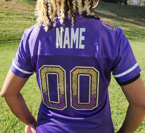 Ensemble de maillot de football américain personnalisé en tissu polyester léger et performant, à séchage rapide - Product Image 5