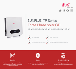 Système solaire hybride complet SUNPLUS Kit solaire 12KW pour usage solaire domestique Verre double bifacial à haute efficacité avec certification UL/CSA - Product Image 5