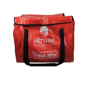 Jetlink Delivery Cooler Bag con logotipo personalizable 600D Aislamiento repelente al agua y resistente al desgarro para latas de alimentos - Product Image 5