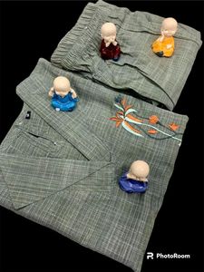 Recién llegado, excelente calidad, estilo moderno, Colección Premium, Lino elegante pesado con bordado, conjunto de moda para mujer - Product Image 4