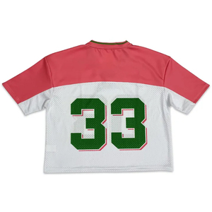 Camiseta de Fútbol Sublimada Personalizada, Unisex, Cuello en V, Manga Corta, Malla Transpirable, con Número de Equipo Deportivo - Product Image 2