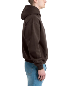 Sweat à capuche pour homme en coton français de haute qualité, polaire épais, uni, teinture unie, logo personnalisé, camouflage - Product Image 4