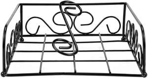 Soporte de vajilla para encimera, accesorios de vajilla real, soporte para servilletas de Metal, gran oferta - Product Image 3