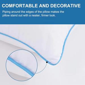 Funda Protectora para Almohada de Hotel con Cierre, 100% Algodón, Impermeable, Personalizada, del Mejor Proveedor, Funda de Almohada de Algodón de Alta Calidad - Product Image 3