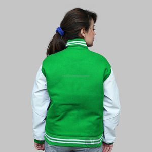 Veste Letterman à manches en cuir et en laine personnalisée de haute qualité meilleure vente de veste universitaire pour homme au prix d'usine - Product Image 5