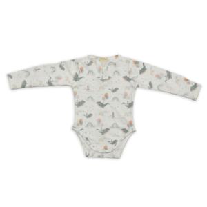 Mamelucos de bebé de punto de calidad superior 95% de viscosa de bambú 5% Spandex monos de algodón impresos digitalmente personalizados para uso en invierno - Product Image 3