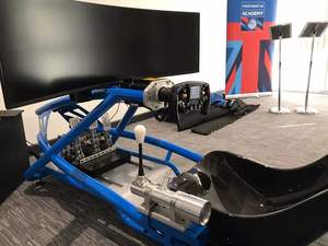 Simulateurs de course domestiques Pro II neufs de qualité supérieure 100 % avec moteur de vibration pour des simulations de jeu riches en fonctionnalités et un entraînement immersif - Product Image 4