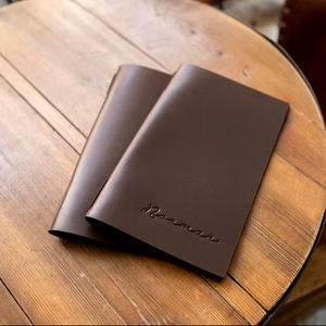 Cubiertas de menú de restaurante de cuero de tamaño A4, carpeta de menú tailandés para presentadores - Product Image 1