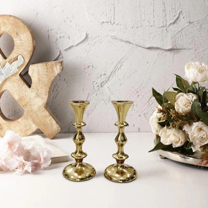 Gold Candle Holder Metal Christmas Decoration for <b>Parties</b>-Iron Candle Stand with <b>Box</b> Packaging - Product Image 6