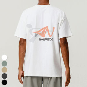 T-shirts de course respirants, hauts de sport à col rond ample, chemises de fitness de haute qualité, manches courtes, t-shirt en coton, t-shirt de sport pour hommes - Product Image 5