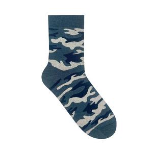 Impresión personalizada Camo patrones Crew calcetines hombres mujeres algodón moda calle estilo diseño uso diario al por mayor ODM Vietnam fábrica - Product Image 5