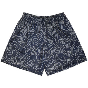 Shorts de basketball pour hommes, été, style urbain, 100% polyester, sublimation intégrale, avec poches, prêts pour la salle de sport, séchage rapide, service OEM personnalisé - Product Image 4