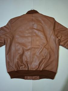 Chaqueta de cuero de calidad superior 100% Original, chaquetas de cuero de moda de alta calidad personalizadas para hombres - Product Image 4