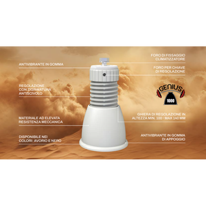 Piedini Regolabili Genius 1000R su Misura per Condizionatori a Pompa di Calore Tecnosystemi - Product Image 3